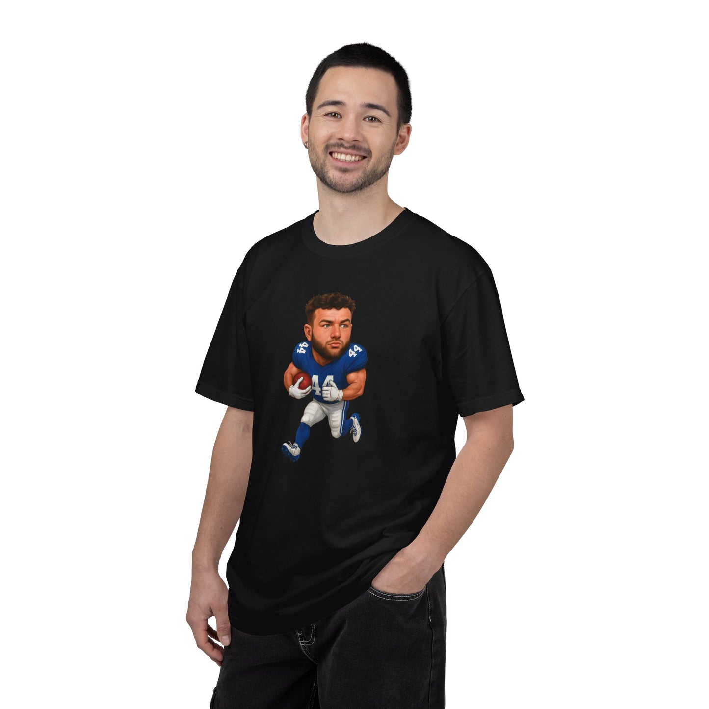 New York Giants Cam Skattebo Football Player Cartoon T-Shirt