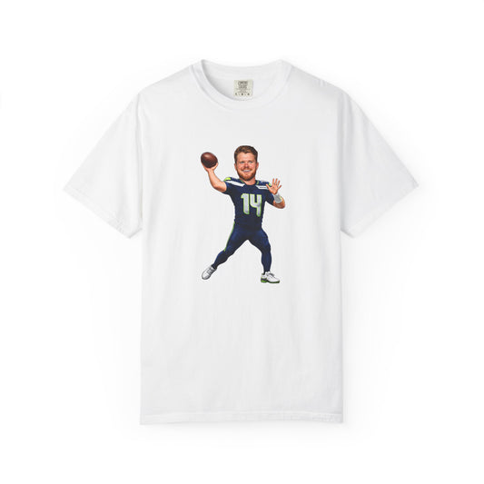 Seattle Seahawks Sam Darnold | Caricature T-Shirt | Football Player Illustration Tee