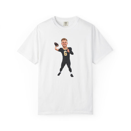 Tyler Shough New Orleans Saints Caricature | Football Quarterback T-Shirt | Football Player Illustration