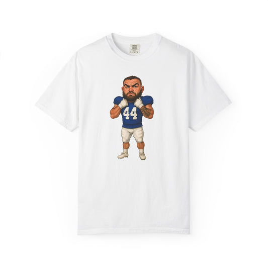New York Giants Cam Skattebo Football Player Cartoon T-Shirt — Number 44 Vintage Game Day Tee