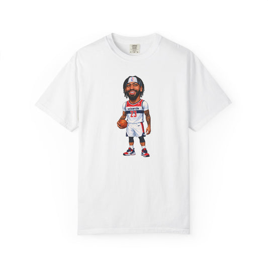 Washington Wizards DAVIS | Cartoon Basketball Player T-Shirt | Cute Athlete Illustration, Sports Tee