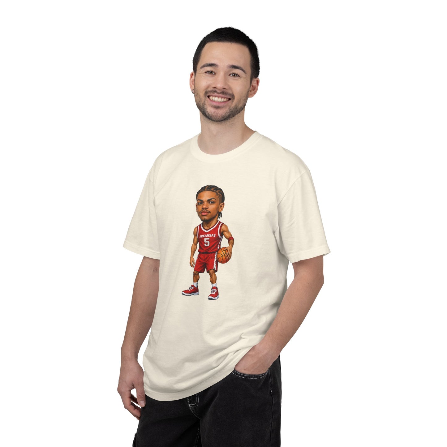 Arkansas March Madness Caricature T-shirt | Sports Caricature Tee